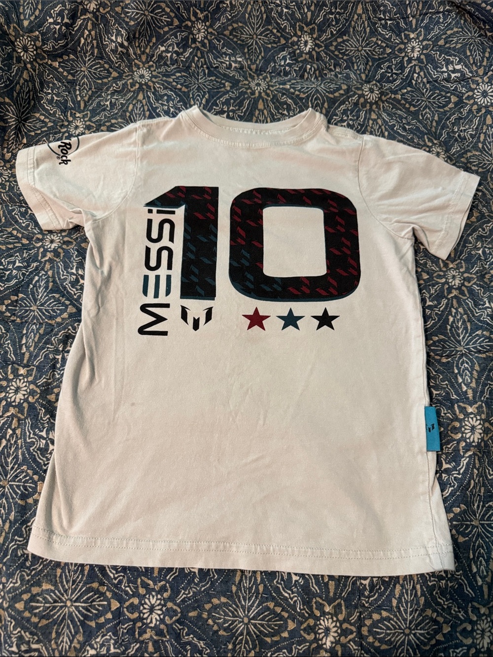 Messi Kids' White Number 10 Graphic Tee - Size XS